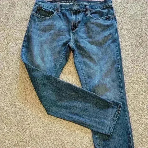 Old Navy Premier Denim Micro Blue Skinny jeans - Picture 3 of 5